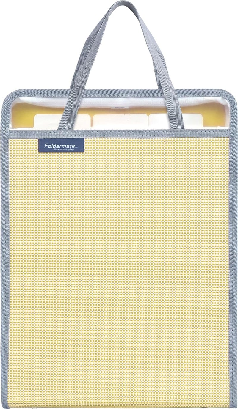 Foldermate حقيبة فولدر ميت القابلة للتوسع 4 جيوب، 3 علامات مع مقبض، A4، ألوان متنوعة، 12859 - عبوة من 02 - Image 4